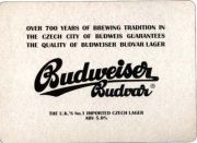 1888: Чехия, Budweiser Budvar (Великобритания)