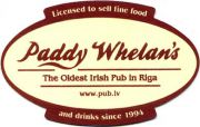 1111: Латвия, Paddy Whelan