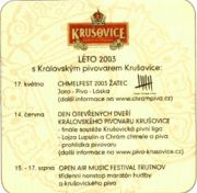 4897: Чехия, Krusovice