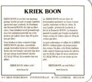5486: Belgium, Boon
