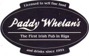 22183: Латвия, Paddy Whelan