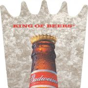 37610: Budweiser, 95x95 mm