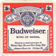 37666: Budweiser, 86x86 mm