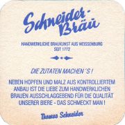 38713: Schneider-Bräu, 93x93 mm