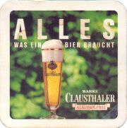 38768: Clausthaler, 90x90 mm