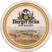 38807: Buergerbrau Hof, 107x107 mm