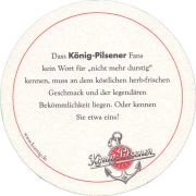 38956: König Pilsener, 107x107 mm