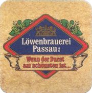 38975: Loewenbrauerei Passau, 93x93 mm