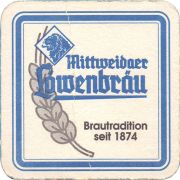 38982: Mittweidaer Loewenbrau, 94x94 mm