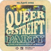 39114: Queergestreift Filmfestival, 93x93 mm