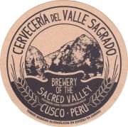 39431: Cerveceria del Valle Sagrado, 102x101 mm
